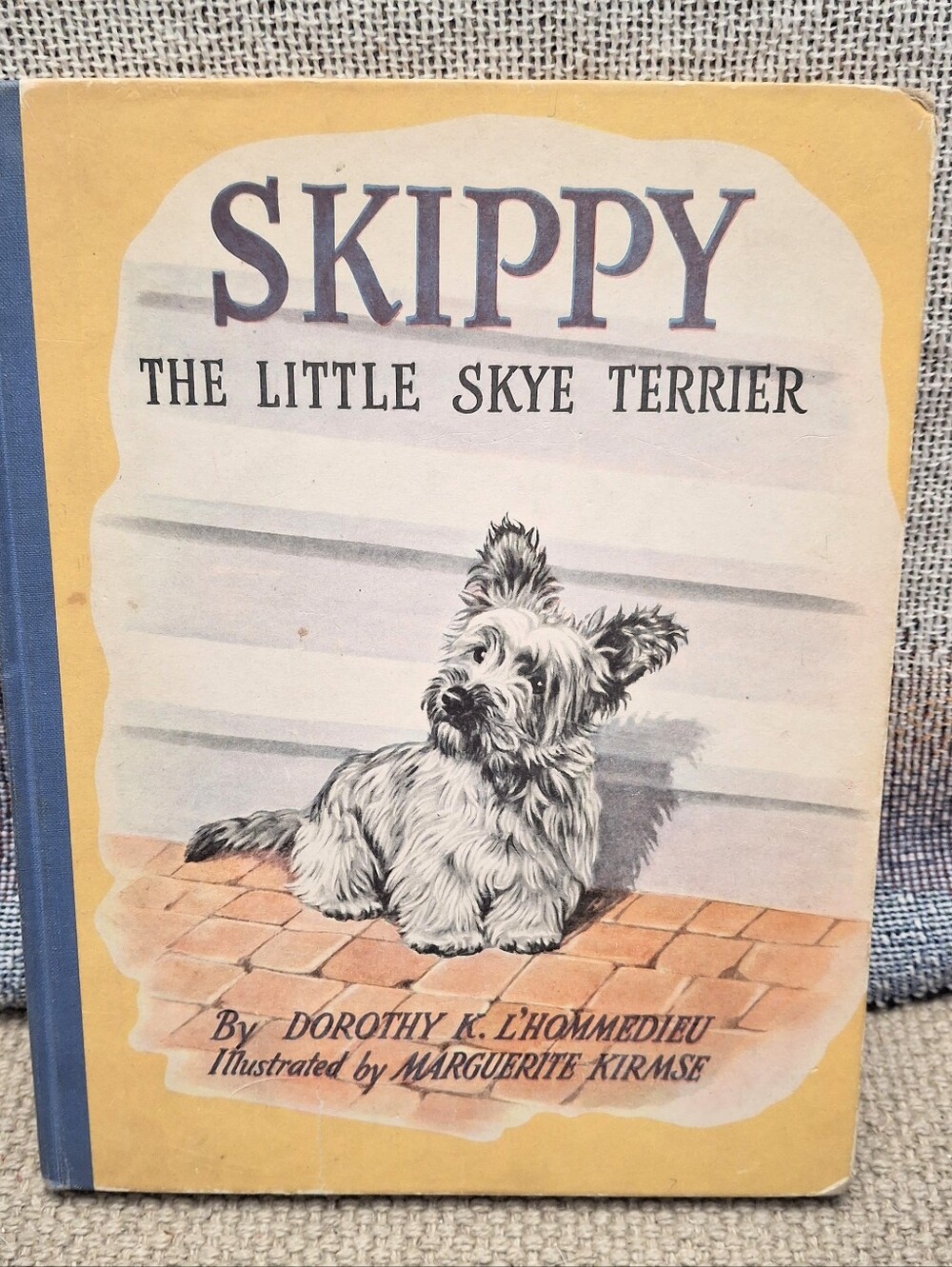 Vintage 1944 Skippy The Little Skye Terrier Dorothy L’Hommedieu Book Dog
